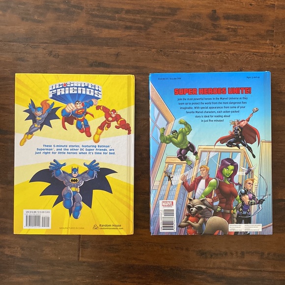 2 Books | 5- Minute DC Super Friends & 5- Minute Marvel Stories - Picture 2 of 9